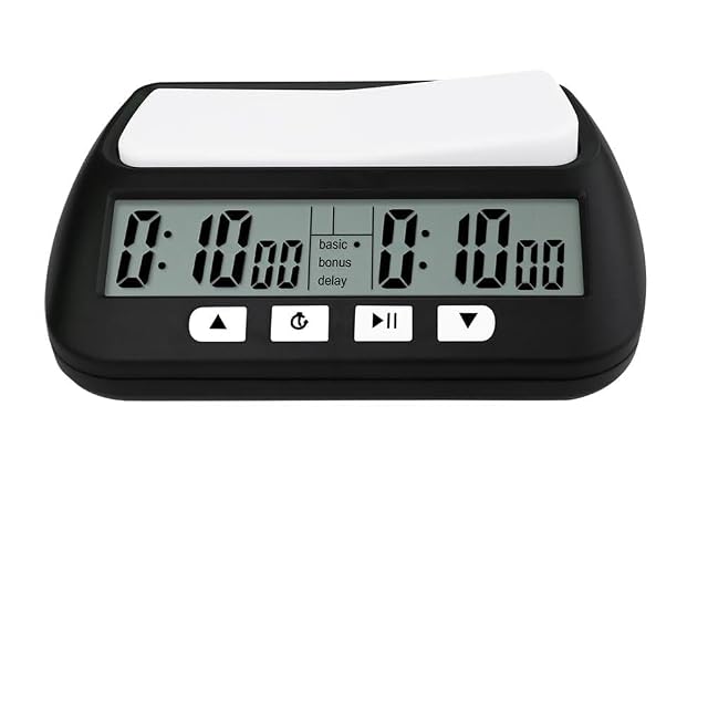 JDXFENG Temporizador de Juego de Mesa Profesional Cuenta Arriba Abajo Reloj de ajedrez Reloj de ajedrez…