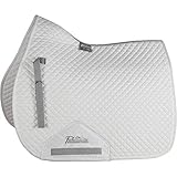 Shires Performance Synthetic Suede All Purpose Saddle Pad 17-18 White