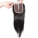 EVA HAIR 7a Brazilian Straight Lace Front Closure Piece 3.5x4 Virgin Human Hair Closure Bleached Knots Middle Part Lace Closure with Baby Hair in Stock