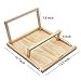 LAVIEVERT Jigsaw Puzzle Easel Bracket, Wooden Puzzle Holder Stand with 2 Adjustable Tilt Angles for 1000 / 1500 Pieces Puzzle Board - Comes with No Puzzle Board
