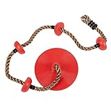 SUPVOX Large Round Climbing Swing Outdoor Indoor Toy Swing for Boys and Girls Safe Metal Cord Plastic Construction