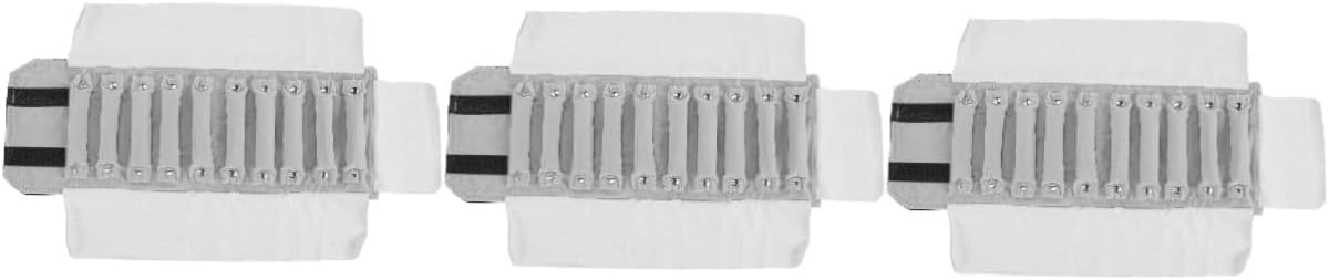 Ciieeo 3pcs Small Jewelry Travel Case Ring Holder Portable Jewelry Organizer Roll Bag Storage Bag