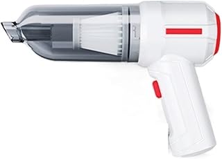 WAGNUS Aspirador de Coche 90000Pa ciclón succión portátil inalámbrico de Mano Auto vacío inalámbrico para electrodomésticos (Color: Blanco Juego Completo)