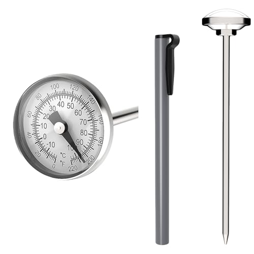 Upgrades Bimetallic Food Temperature Gauges With Fast Responses Time Food Temperature Gauges For Baking Grilling & Cooking
