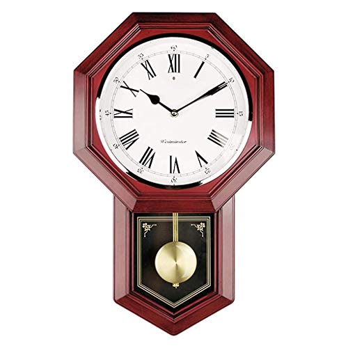 Horloge murale salon style européen vintage pour une ambiance rétro chaleureuse