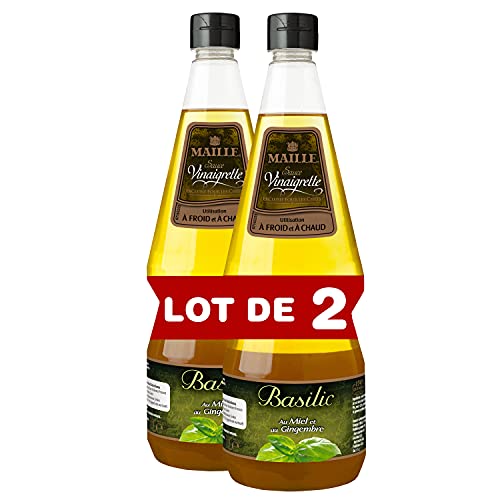 Maille Sauce Vinaigrette Basilic, Saveurs faits maison 1l - Lot de 2