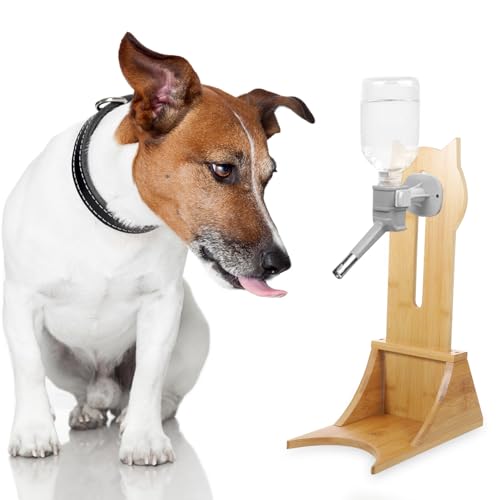 Soporte de Madera para Dispensador de Agua para Mascotas miniatura 3