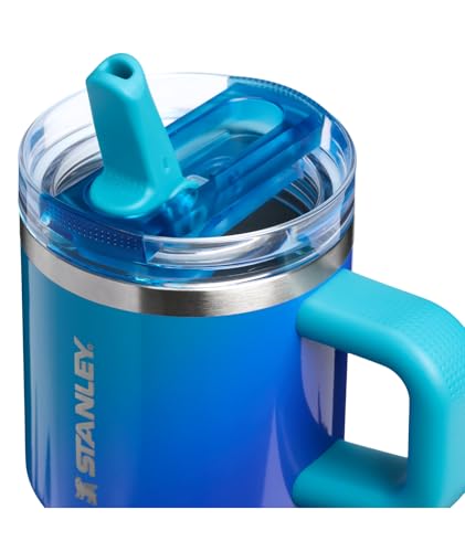 Image of STANLEY Quencher ProTour Flip Straw Tumbler with Leakproof Lid 20 oz | Built-In Straw & Handle | Cupholder Compatible for Travel | Insulated Stainless Steel Cup | BPA-Free | Sea Glass Aura