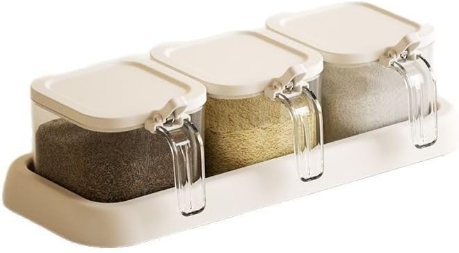Seasoning Box Home Kitchen Sauce Storage Set for Organizing Re Packaging Seasonings