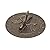 Whitehall Products 691 Dragonfly Sundial, 12x12, French Bronze