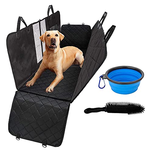 Car Boot Cover | Car Seat Covers for Dogs - Dog Seat Cover Car Boot Protection for Every Car Anti-Slip Lamination – Solid Dog Cover with Side Protection (65'' x 56'' x 20'') - Dog Travel Accessories