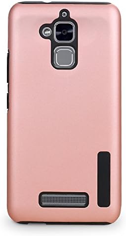 Asus ZenFone3 Max ZC520TL Phone Case, TOP K Hybrid Heavy Duty Slim Armor Hard PC + Soft TPU Shockproof Protection Defender Case for Asus ZenFone 3 Max 5.2 Inch (Rose Golden)