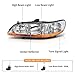 DWVO Headlights Assembly Compatible with 98-02 1998 1999 2000 2001 2002 Accord Chrome Housing Headlamp