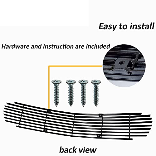 Grill Insert Fits 1998 1999 2000 2001 2002 Chevy Camaro Chrome Front Billet Grille Inserts Cover Guard Replament Aluminum #TOP4