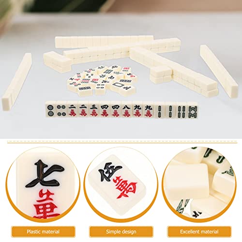 Ensemble Mahjong Chinois Mini Premium Finition sans Bavures KOMBIUDA - 5