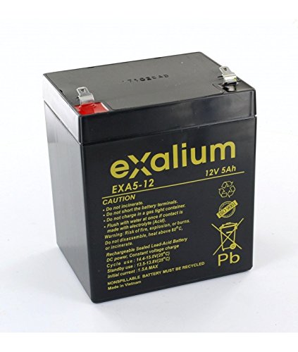 EXALIUM - Batterie plomb Exalium 12V 5Ah EXA5-12 - EXA5-12
