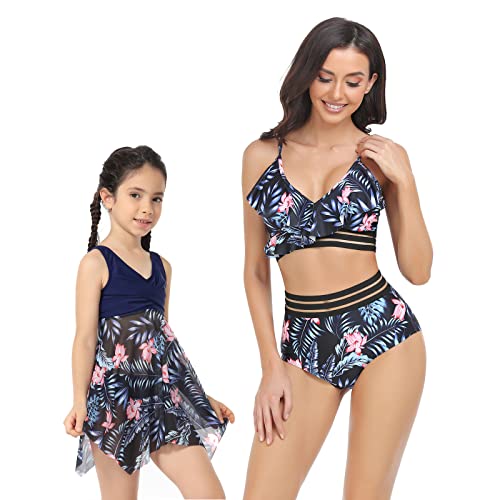Swimwear for Family Matching Bathing Suit Matching Family Bikini Set Mommy and Me Swimsuits Two Pieces Tankini Set3