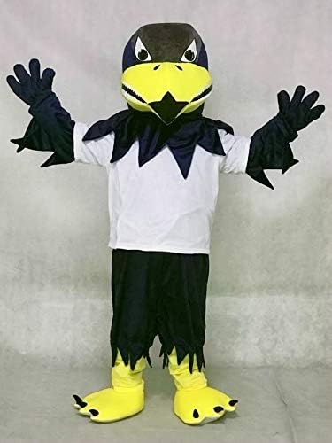 White Shirt Sport Falcon Eagle Mascot Costumes Animal