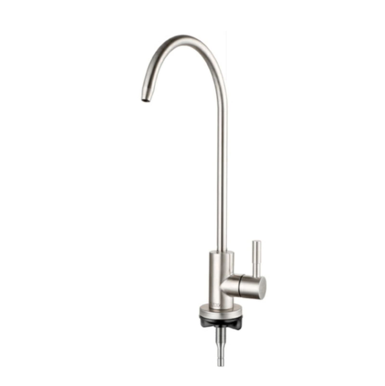 Robinet de cuisine finitions chrome brossé pour système osmoseur évier