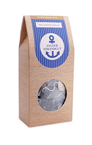 Schwarzer Tee im Pyramidenbeutel aromatisch Darjeeling 1st Flush Lucky Hill - Strandgut 15 Beutel Mehr Meer Sylter Teekontor Cover