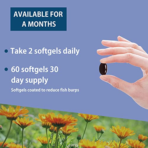 Dr.brian Vitamins Eye Lutein & Astaxanthin Complex, Supplement With Lutein 20Mg Omega 3 Fish Oil 720Mg Epa+Dha 700Mg Astaxanthin 6Mg, Support Eye Health And Visual Acuity, 60 Softgels #TOP3