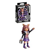 Playmobil, Monster High, Clawdeen Wolf, Play figure set for Halloween and imaginative monster stories, With detailed figures and accessories, Great gift for children aged 4 plus, 71993