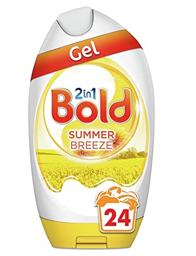 Bold 2In1 Gel Summer Breeze 24 Washes, 888 ml