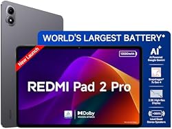 Redmi Pad 2 Pro [Smartchoice] | 12000mAh | Snapdragon 7s Gen 4 |12.1-inch, 2.5K Display |83+ Days Standby |Hyp