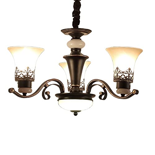 Chandelier Méditerranéen 3 lampes idéal pour illuminer une chambre ou un salon chaleureux