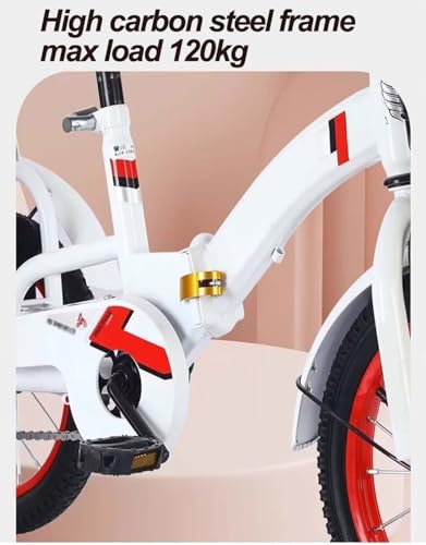 Folding Tricycle Rickshaw with Pedals,Cruiser Tricycle for Toddler,Tandem Trike with Back seat,Front Wheel Brake,3 Wheels Bicycle with Back Basket