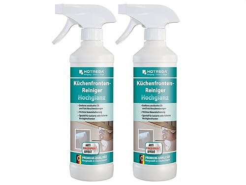 Preisvergleich Produktbild Hotrega H110234 Küchenfronten-Reiniger - Hochglanz - 2er Set