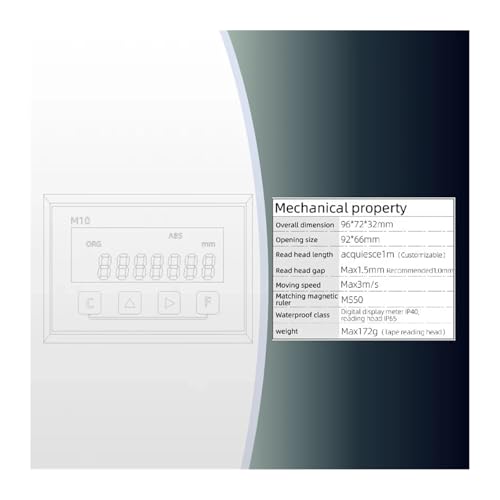 Escala Lineal Digital con Pantalla LCD para Torno M10 miniatura 5