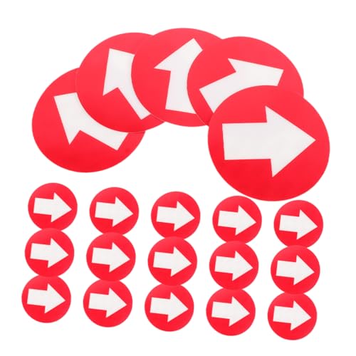 GAROZATION 20pcs Reflective Trail Markers Arrow Direction Signs for Outdoor Safety