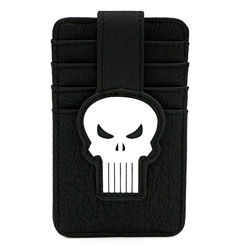 Loungefly Punisher Card Holder Wallet faux leather MVWA0101 - Main Image