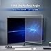 VIVO Ultra Wide TV Desk Mount for up to 55 inch Screens Weighing 66 lbs, Full Motion Height Adjustable Single Television Stand, Black, STAND-V155C