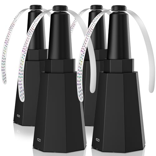 4-Pack Rechargeable Fly Fans for Tables Up to 10-Hour Working Time, Indoor Outdoor Mute Food Fans to...