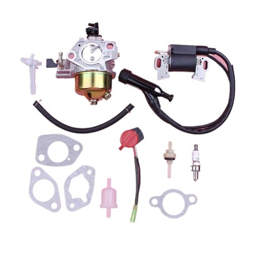 Kit carburateur GX390 avec bobine d'allumage motoculture et filtre de remplacement tondeuse 13HP