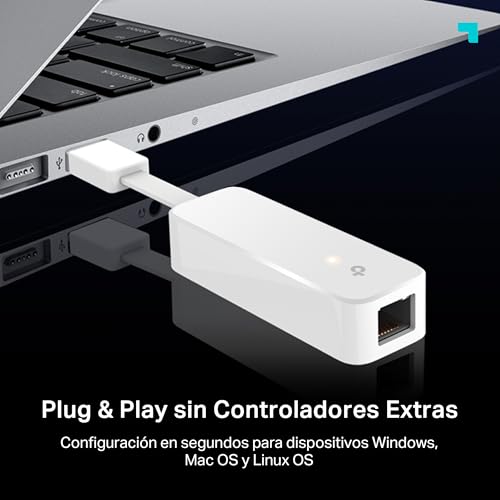 Miniatura 2 de TP-Link UE300 - Adaptador USB a Ethernet, 1000 Mbps, Gigabit, USB 3.0, Nano