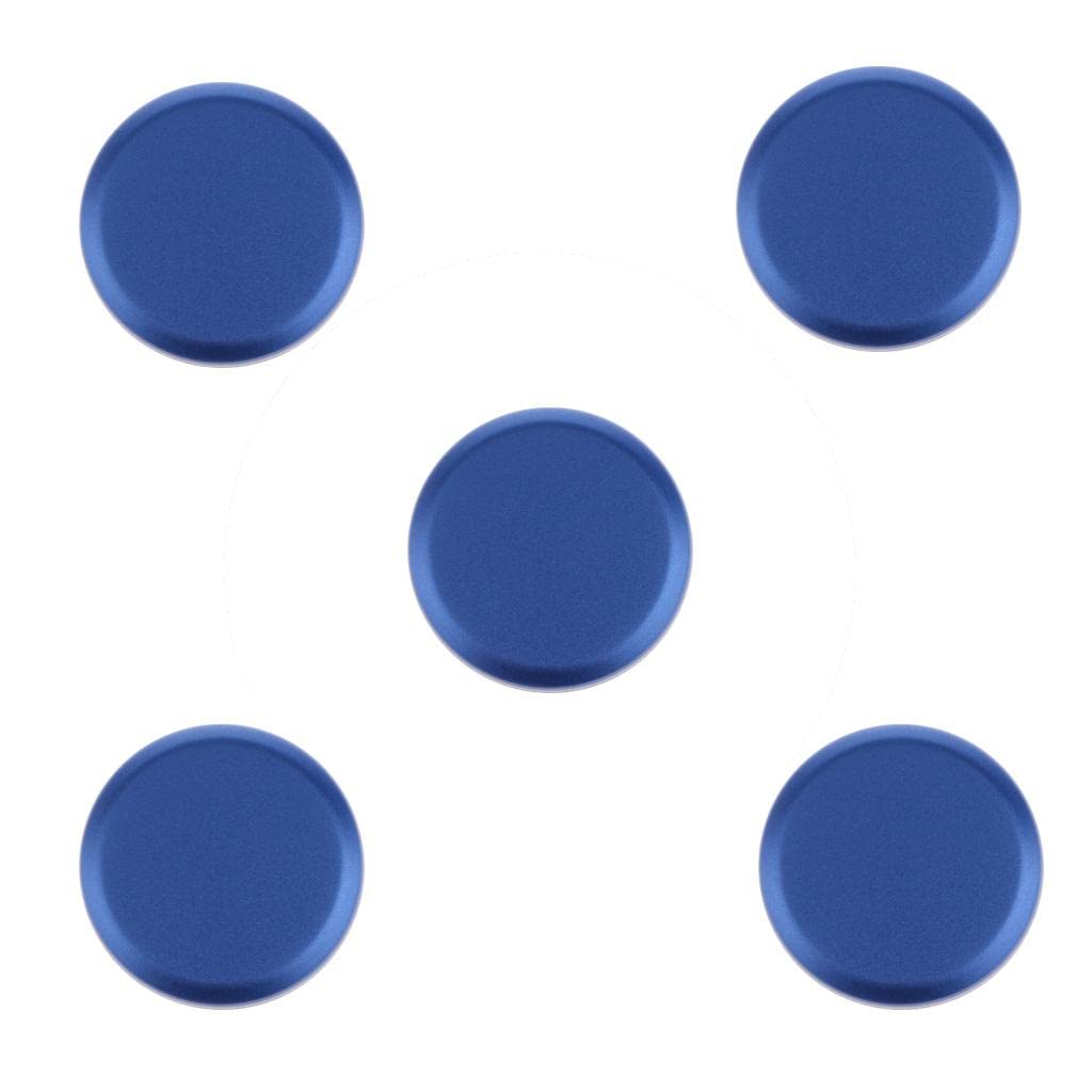 LOOM TREE® 5 Pcs Door Handle Exterior Push Button Cover Trim For Wrangler Blue | 5 Pieces Door Handle Button Cover Trim