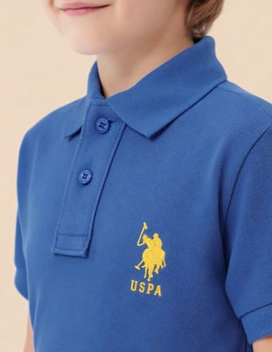 Image of U.S. Polo ASSN. Kids Polo T Shirt for Boys - 100% Cotton, Embroidered Logo, Kids Polo T Shirt for Boys