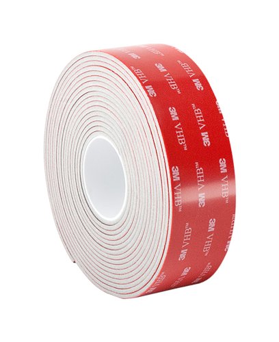 3M VHB Tape 5962 Permanent Bonding Tape Roll – 2.5 in. x 15 ft. Conformable Black Foam with Acrylic Adhesive.