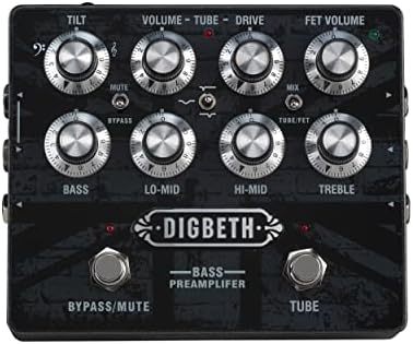 Laney Digbeth DB Bass Guitar Pre Amplifier Pedal, Black
