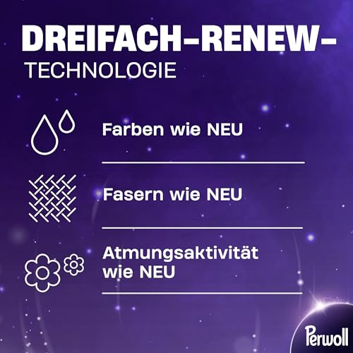 Perwoll Sport Waschmittel (27 Waschladungen), Hygiene Waschmittel reinigt sanft, entfernt schlechte Gerüche & erhält die Elastizität, für Sport- und Funktionskleidung, mit Dreifach-Renew-Technologie 2