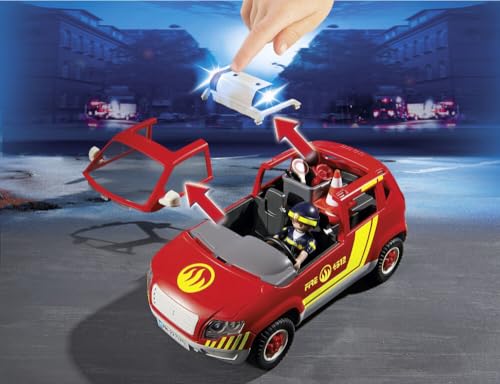 Playmobil City Action 71375 Véhicule De Pompiers Avec Son Et Lumière - vue 3