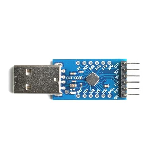 CP2104 USB to TTL Serial Converter with Dupont Cables - USB2.0 UART Module for Arduino and STC Programming