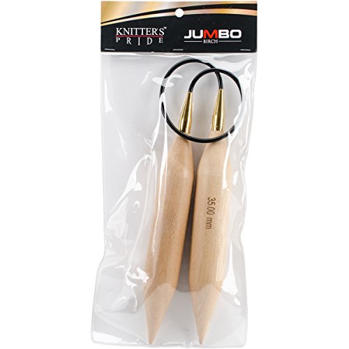Aiguilles circulaires 35mm Knitter's Pride Basix 32 pouces pour grosse laine
