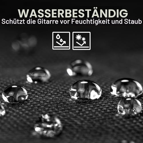 CAHAYA Gitarrentasche Gig Bag Oxford Gitarre Tasche Gitarren Bag Tragetasche Konzertgitarren Taschen wasserdichte 40 41 42 Zoll Guitar Case CY0149