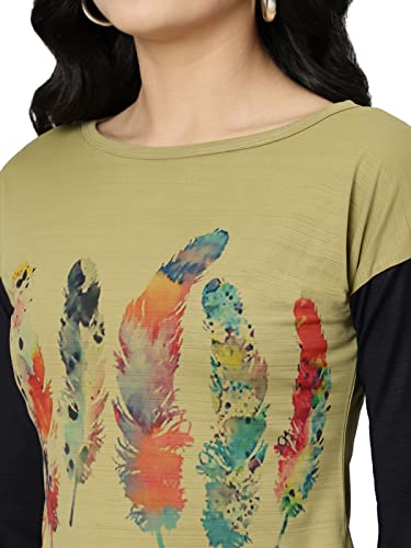 Image of DHRUVI TRENDZ Animal Print Regular Fit Jeans Korean Western Tops for Women Stylish