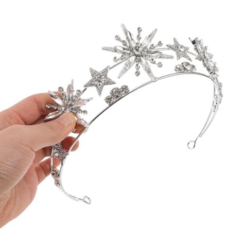 Diadema de estrella cómoda para invitadas de boda que buscan ligereza 4