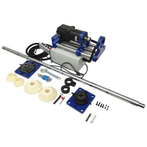 TECHTONGDA Line Boring Machine, 110V 45-160mm Capacity Hole Drilling Machine for Engineering Machinery, Boring Bar Size 40mm x 1600mm Hole Drilling Connect Rod Bore with Handle Control